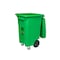 Toter 64 Gal. Lime Green Organics Trash Can with Wheels and Lid ACG64 - alternate 5